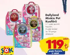 GOKİDY OYUNCAK DOLLYLAND MİNKİE PET KUAFÖRÜ